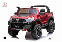 Elektrické auto Toyota Hilux Rugged-X s 2.4G, 24V, dvoumístná, vínová metalíza